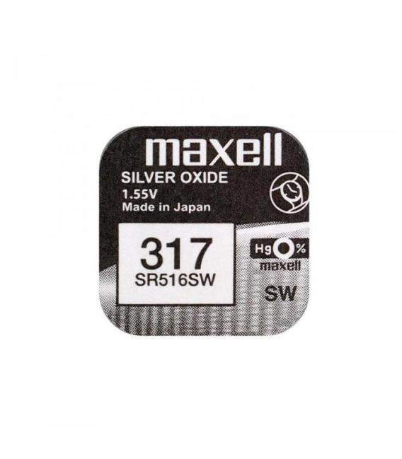 Pila Maxell óxido de plata SR41SW,SR416SW,SR512SW,SR516SW,SR521SW, SR527SW, SR616SW, SR621SW, SR626SW, SR712SW. Tamaños 1ud 5uds