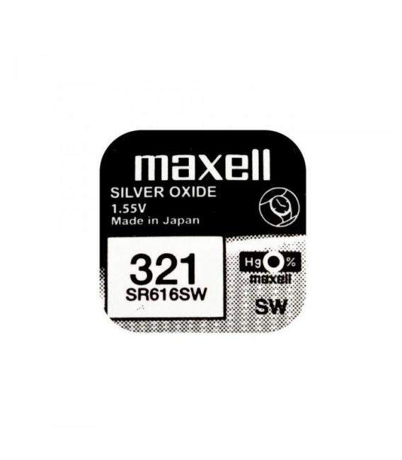 Pila Maxell óxido de plata SR41SW,SR416SW,SR512SW,SR516SW,SR521SW, SR527SW, SR616SW, SR621SW, SR626SW, SR712SW. Tamaños 1ud 5uds