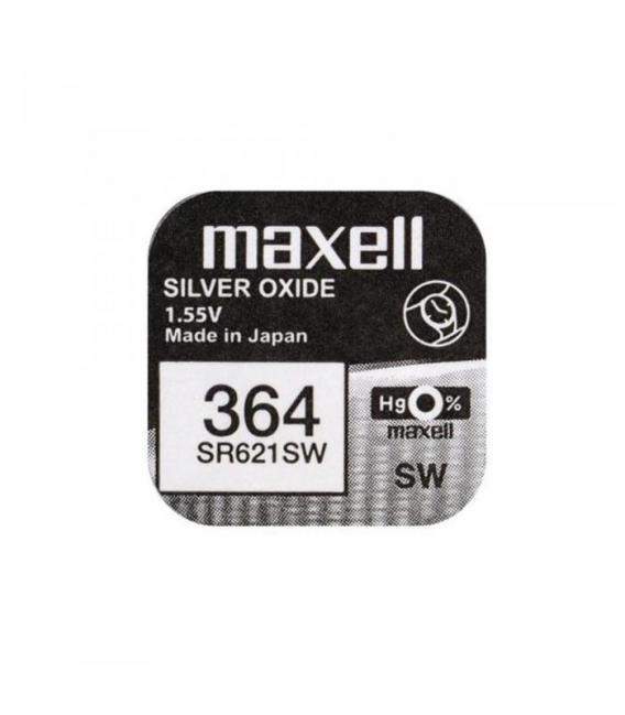 Pila Maxell óxido de plata SR41SW,SR416SW,SR512SW,SR516SW,SR521SW, SR527SW, SR616SW, SR621SW, SR626SW, SR712SW. Tamaños 1ud 5uds