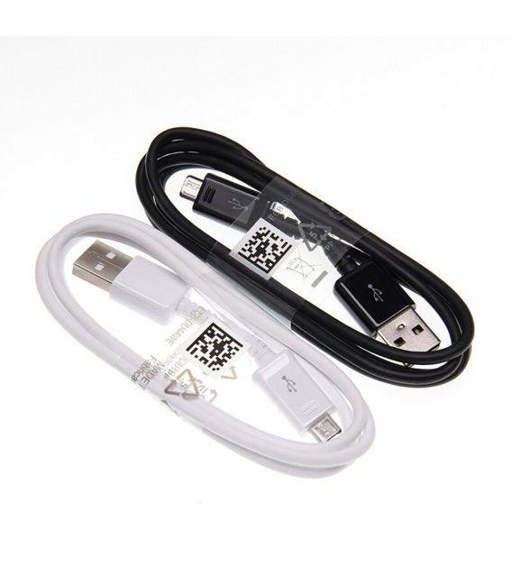 Cable Micro USB para movil de carga y datos. En blanco o negro de 1 o 2 metros, para Huawei Xiaomi Samsung Galaxy