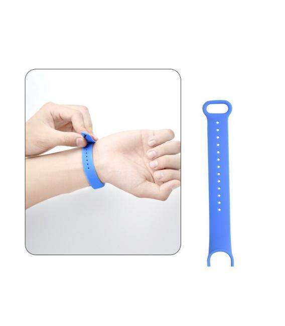 Correa de recambio para Xiaomi Mi Band 1 2 3 4 5 y 6. Pulsera de silicona de reloj inteligente en diferentes colores resistente