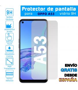 Lote Protector de Pantalla para Oppo A53 Cristal Templado Vidrio 9H Premium