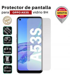 Protector de Pantalla para Oppo A53s Cristal Templado Vidrio 9H Premium