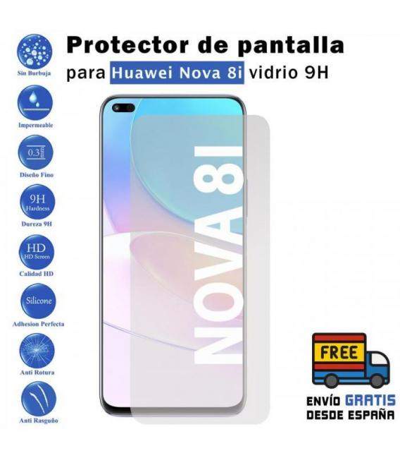 Protector de pantalla Huawei Nova 8i de Cristal Templado Vidrio 9H para movil - Todotumovil
