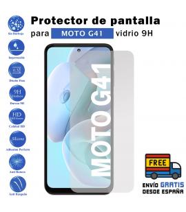 Protector de pantalla Motorola Moto G41 de Cristal Templado Vidrio 9H para movil - Todotumovil