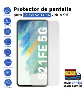 Protector de pantalla Samsung Galaxy S21FE 5G de Cristal Templado Vidrio 9H para movil - Todotumovil