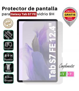Protector de Pantalla Para Samsung Galaxy Tab S7 FE 12.4" Vidrio 9H