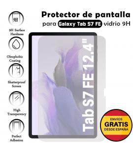 Kit Protector de Pantalla Para Samsung Galaxy Tab S7 FE 12.4" Vidrio 9H