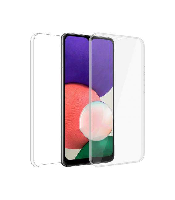 Funda TPU 360 para Samsung Galaxy A02s A12 A22 A32 A42 A52 A52S A72 5G. Carcasa doble cara transparente de silicona para movil