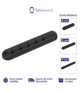 Organizador de Cables de Silicona Soporte de Cable para Ratón Teclado y Auriculares con USB Flexible