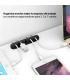 Organizador de Cables de Silicona Soporte de Cable para Ratón Teclado y Auriculares con USB Flexible - thumbnail 6