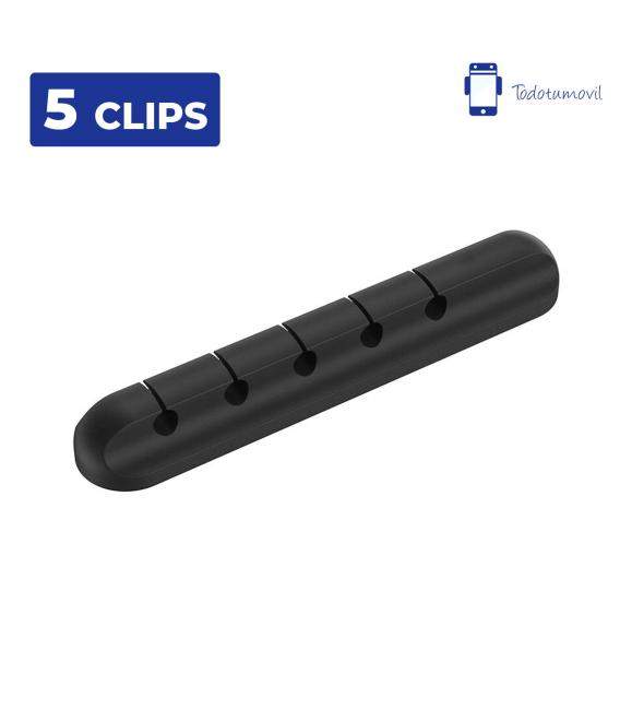 Organizador de Cables de Silicona Soporte de Cable para Ratón Teclado y Auriculares con USB Flexible