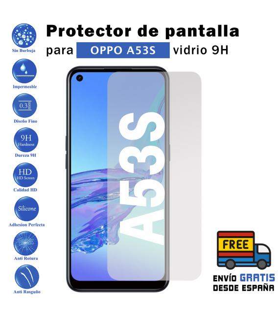 Protector de pantalla para Oppo A53s Cristal Templado Vidrio 9H para movil - Todotumovil