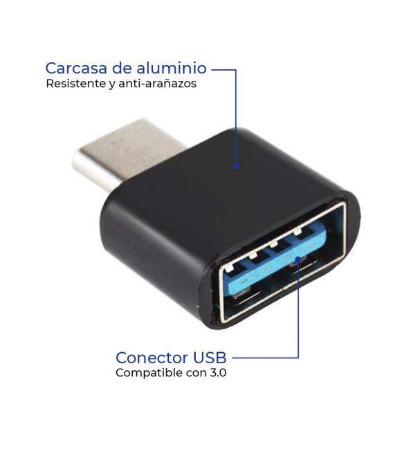 Adaptador usb a tipo c universal otg tipo c, convertidor de sincronización de datos para múltiples dispositivos