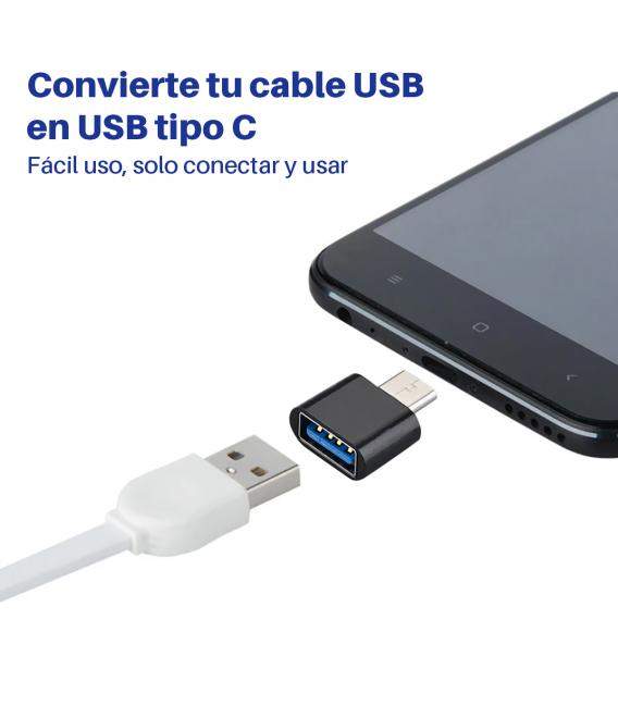 Adaptador usb a tipo c universal otg tipo c, convertidor de sincronización de datos para múltiples dispositivos
