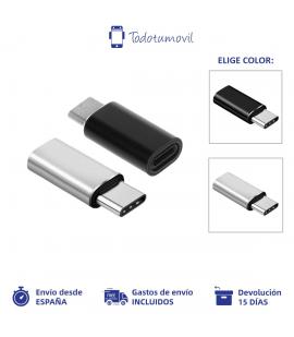 Adaptador de 8 pines a Usb tipo C para iphone, Conector de cargador tipo c, convertidor de sincronización de datos