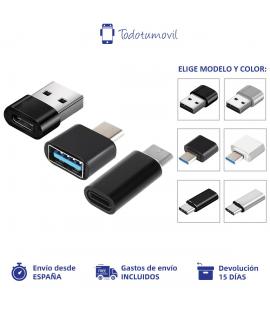 Adaptador de Cable OTG Elige modelo Usb 3,0 A Usb 3,1 tipo C Adaptador 8 pines a tipo C Adaptador usb a tipo c universal