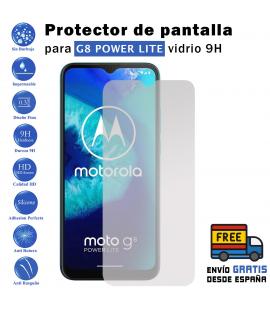 Protector de pantalla Motorola Moto G8 Power Lite de Cristal Templado Vidrio 9H para movil - Todotumovil