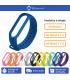 Correa de recambio para Xiaomi Mi Band 1 2 3 4 5 y 6. Pulsera de silicona de reloj inteligente en diferentes colores resistente - thumbnail 20