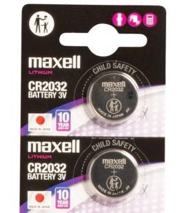 Pilas de boton Maxell bateria original Litio CR2032 3V en blister 2X Unidades