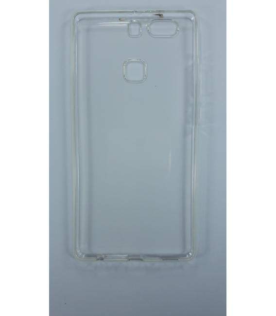Funda de gel TPU carcasa protectora silicona para Huawei P9 Plus Transparente