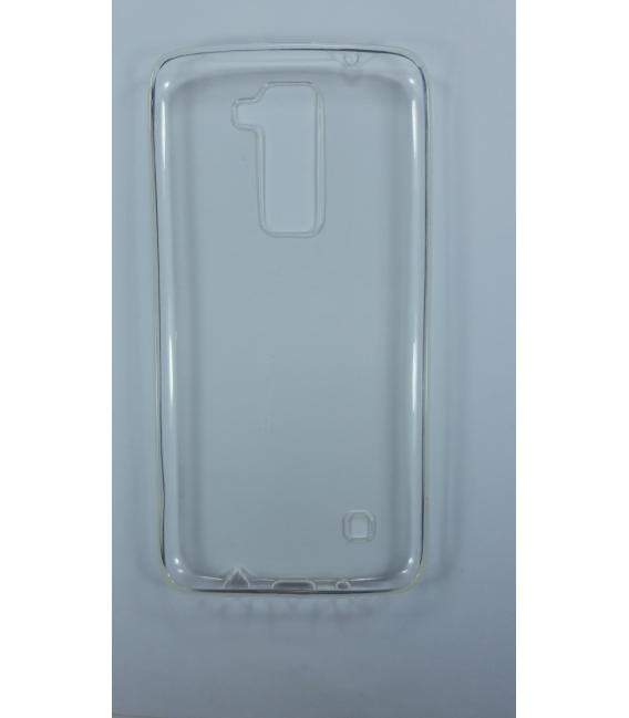 Funda de gel TPU carcasa protectora silicona para LG Optimus K8 Transparente