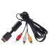 CABLE AV TV POR COMPONENTES PARA PLAY STATION 2 3 PS2 PS3 AUDIO VIDEO RCA 3RCA - thumbnail 1