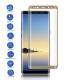 Protector de Pantalla Cristal Templado Completo Samsung Galaxy Note 8 Dorado