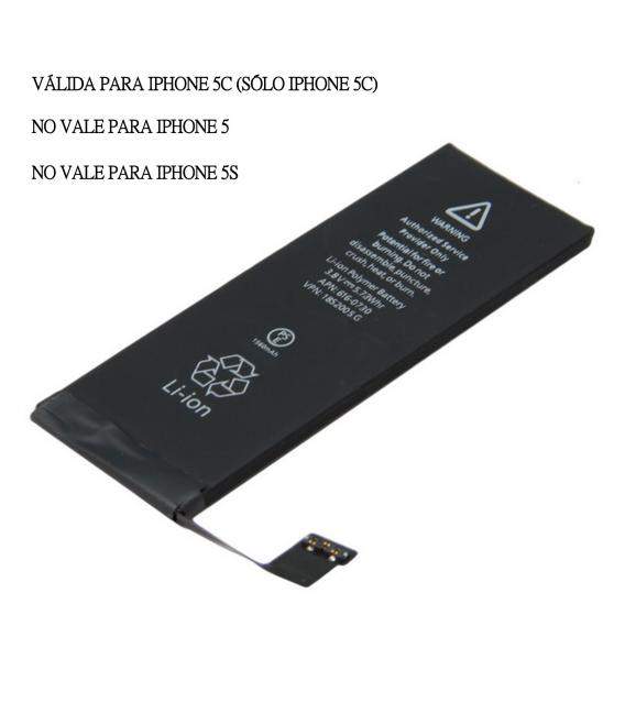 Repuesto de bateria interna / recambio compatible con Apple iphone 5C 5GC 1520