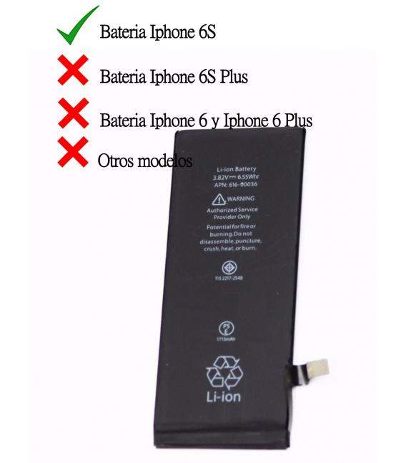 Repuesto de bateria interna / recambio compatible con Apple iphone 6S 6GS