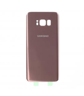 Tapa trasera de bateria cristal trasero para Samsung Galaxy S8 Plus G955F Rosa