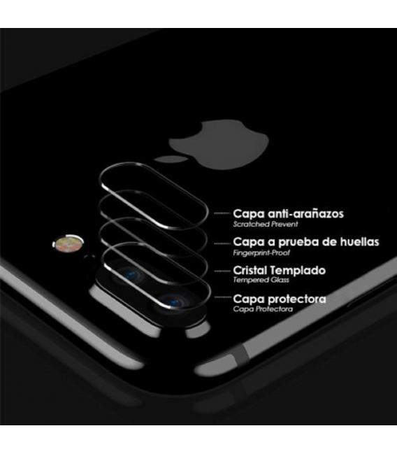 Protector para lente de camara Cristal Templado 9H del Apple Iphone 7 Plus I7 +