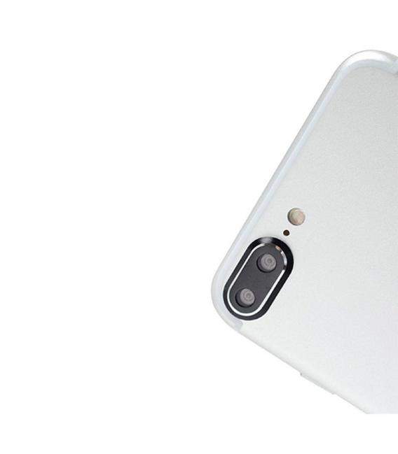 Protector Aro Anillo de metal para camara y lente Iphone 7 Plus I7 + Color Negro