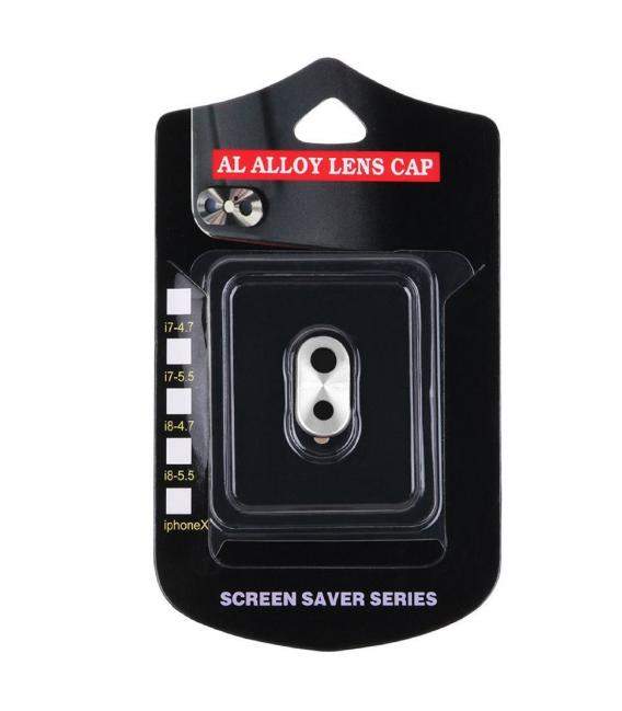 Protector Aro Anillo de metal para camara y lente Iphone 8 Plus I8 + Color Metal