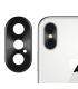 Protector Aro Anillo de metal para camara y lente Apple Iphone X 10 Color Negro - thumbnail 1