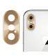 Protector Aro Anillo de metal para camara y lente Apple Iphone X 10 Color Oro - thumbnail 1