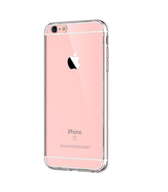 Funda de gel TPU carcasa protectora silicona para Apple Iphone 6 Transparente