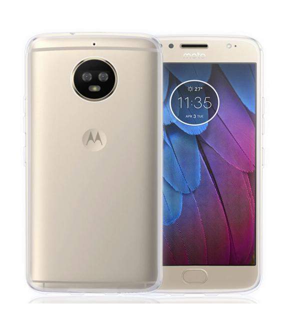 Funda de gel TPU carcasa para movil Motorola G5S Plus 4G 5.5 TRANSPARENTE