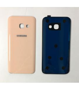 Tapa de bateria cristal trasero para Samsung Galaxy A3 2017 Oro Rosa Back Cover