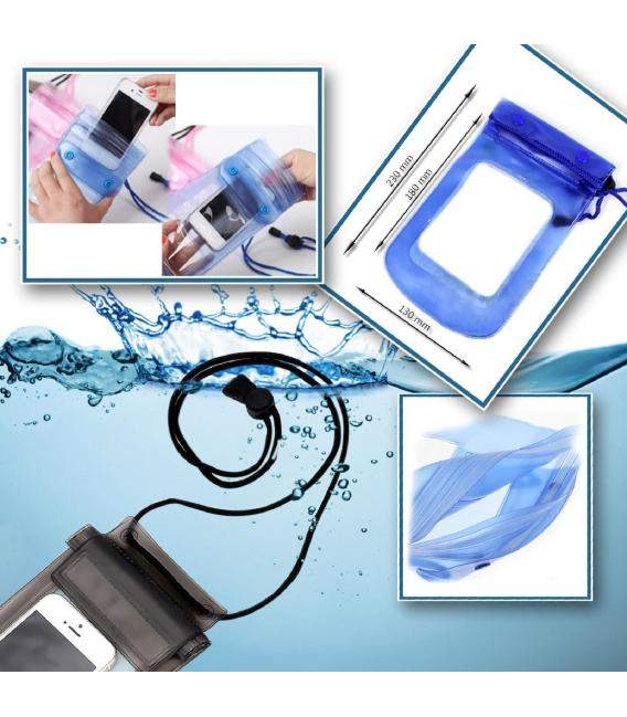 Funda acuatica sumergible movil Bolsa de agua estanca impermeable para telefono