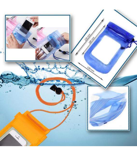 Funda acuatica sumergible movil Bolsa de agua estanca impermeable para telefono