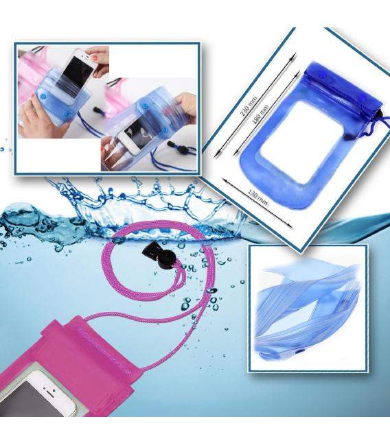 Funda acuatica sumergible movil Bolsa de agua estanca impermeable para telefono