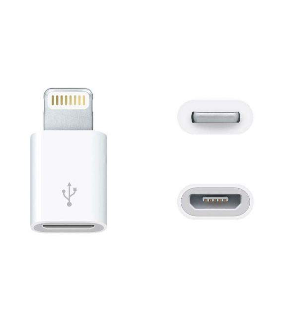 Pack Adaptador conversor de Micro USB para Apple iPhone Ipad