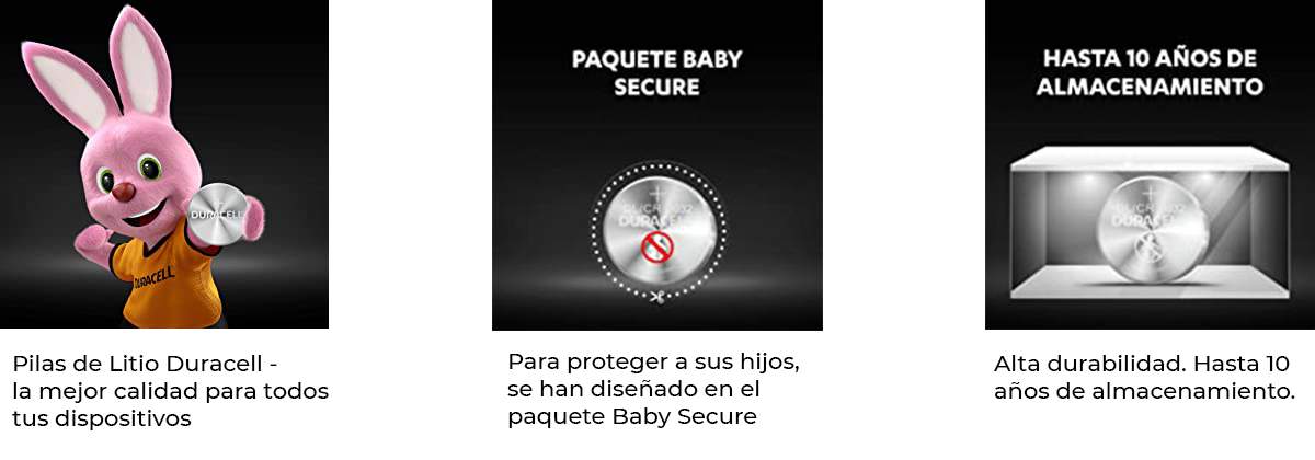 Pila Duracell de Litio. Pila de botón 2