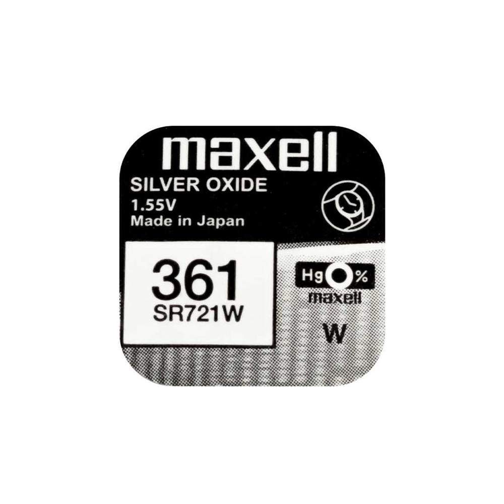 Pila Maxell óxido de plata Pilas de botón 6