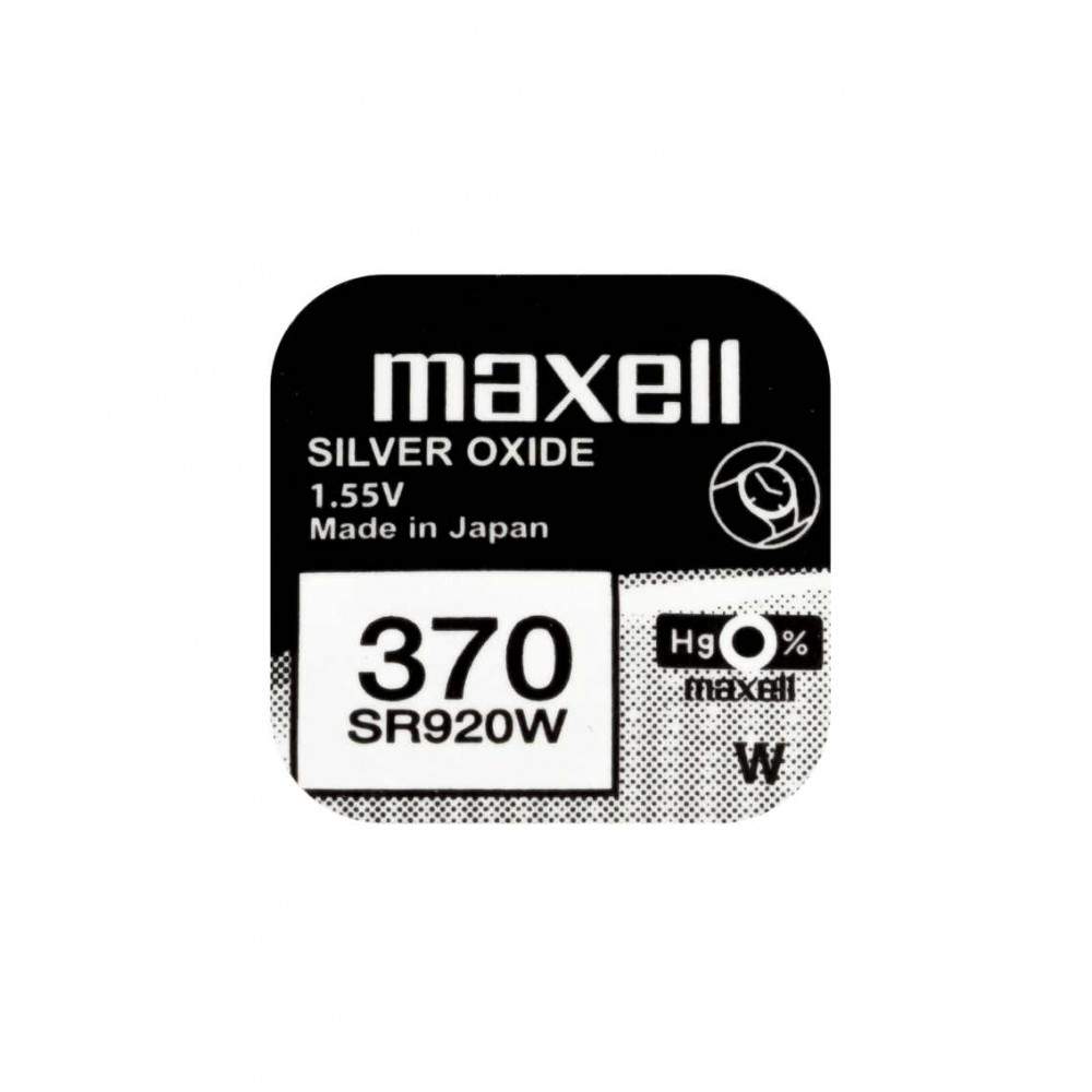 Pila Maxell óxido de plata Pilas de botón 8