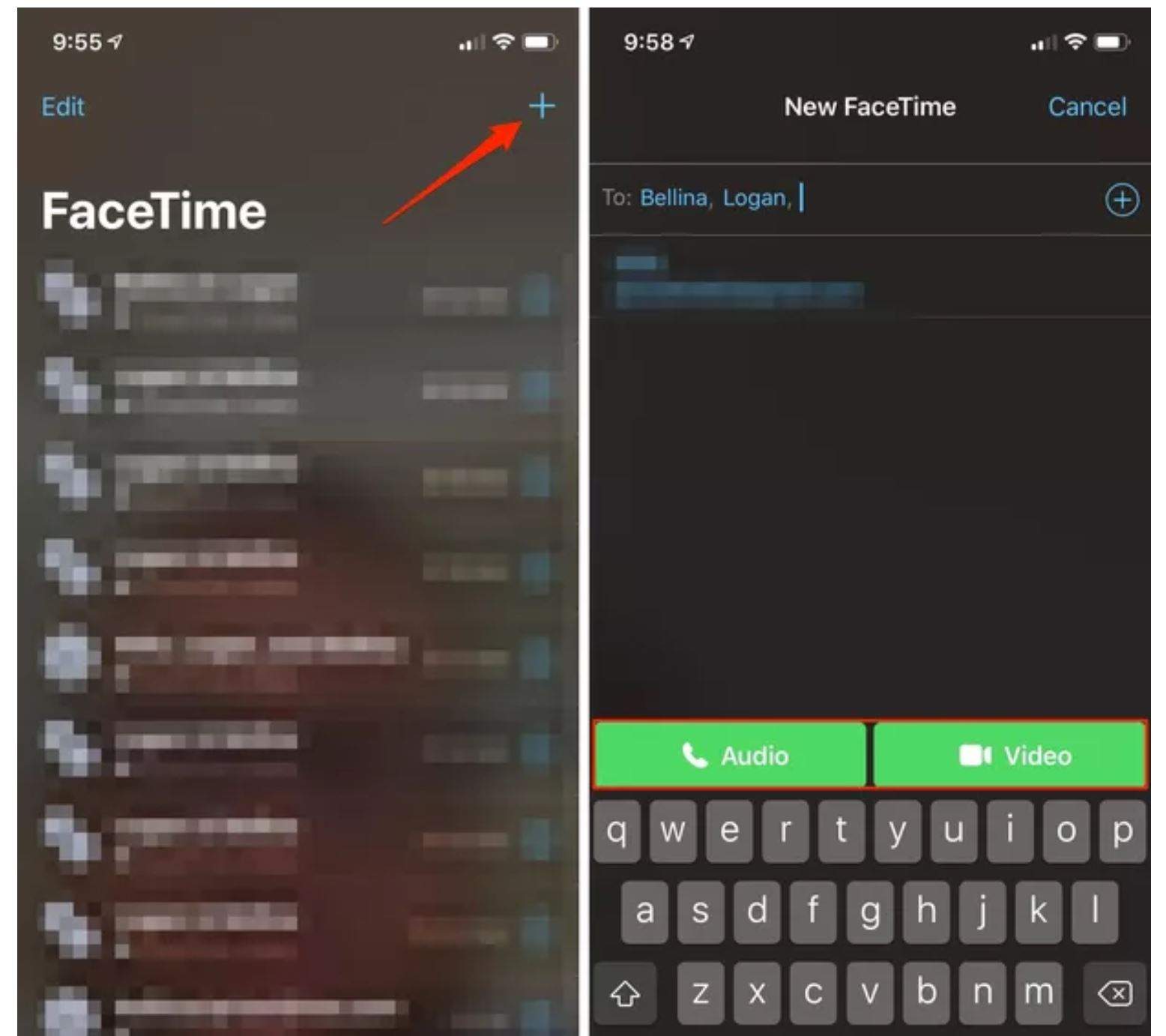 Guía rápida para hacer facetime en grupo con Iphone 